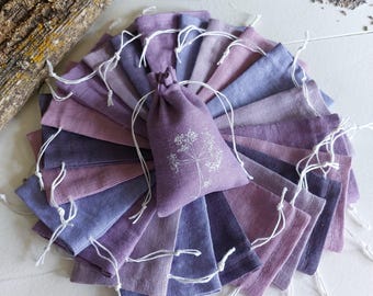 10/100 Linen bag, empty aroma bags, summer decor, wedding favor bag