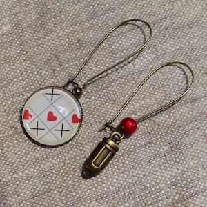 Pendientes de maestra, colgantes de cabujón, atsem, maestra, regalo de fin de año, escuela