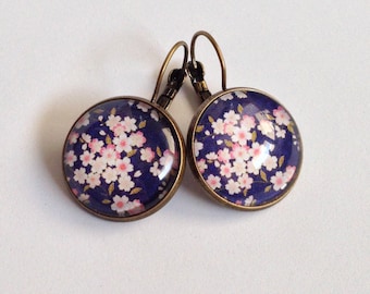 Boucles D'oreilles Vintage Clips Kramer - Grappe De Perles Pastel - Réf. 2525 - État Impeccable