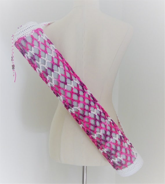 Crochet Yoga Mat Bag // Handmade // Cotton Yarn // Fitness Mat -  Canada