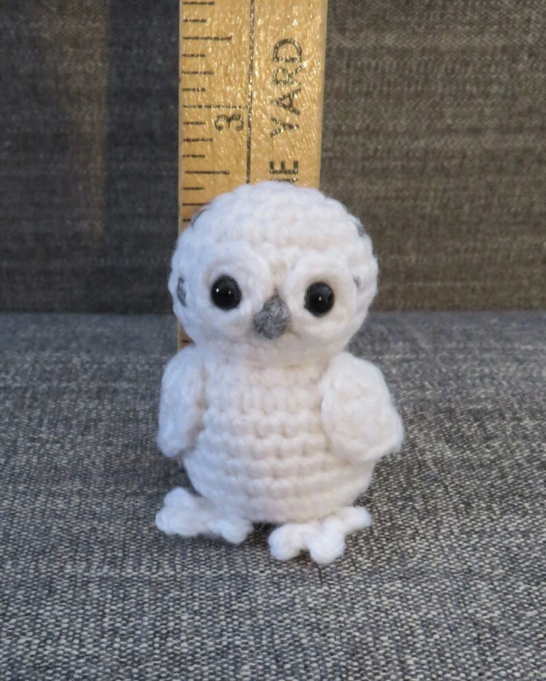 PDF Crochet Pattern Tiny Snowy Owl DIY Instructions Etsy