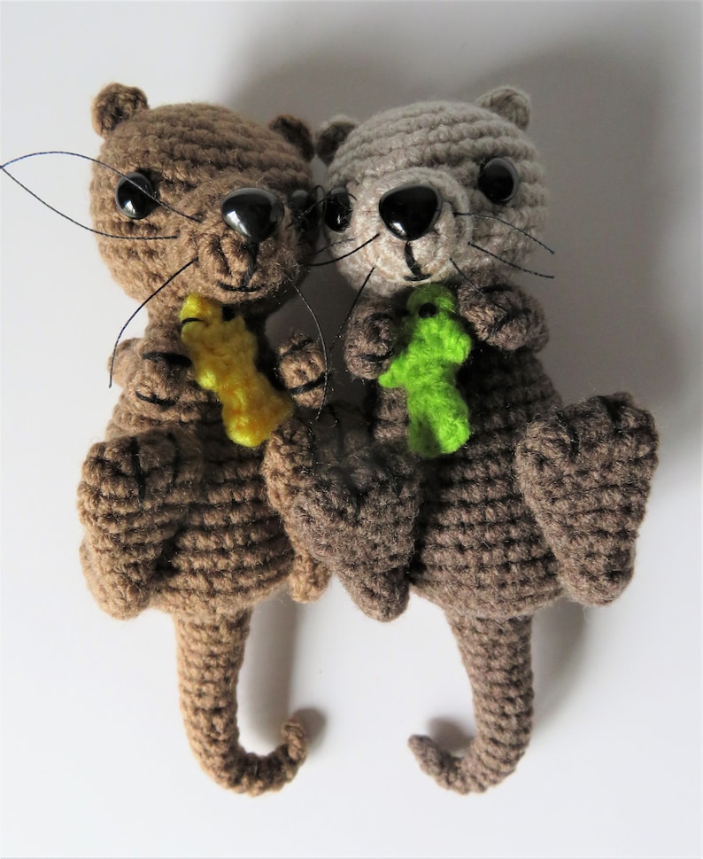 Sea Otter Crochet Pattern River Otter Amigurumi PATTERN | Etsy