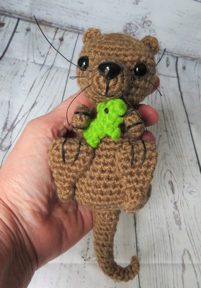 Sea Otter Crochet Pattern River Otter Amigurumi PATTERN Etsy