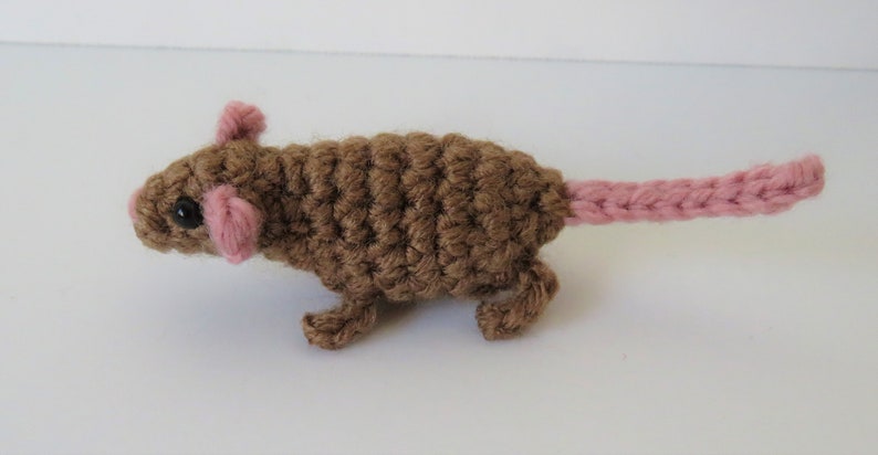 PDF Crochet Pattern Tiny Rat DIY Instructions tutorial image 5