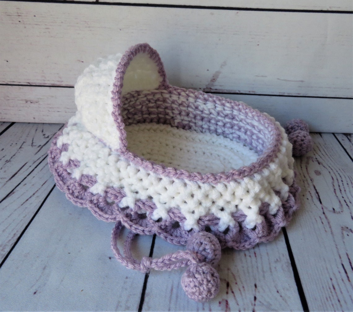 Crochet Pattern Cradle Purse with instructions for clothing Etsy