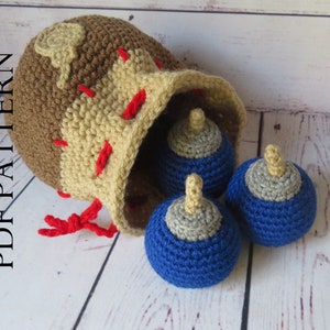 Crochet Bomb Bag and Bombs - PDF Crochet pattern; DIY - Instructions to crochet your own!