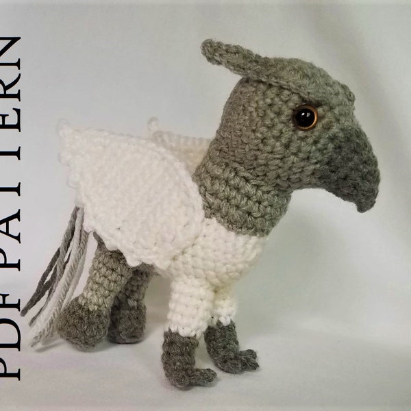 Crochet Hippogriff - PDF Crochet Pattern - DIY; Instructions to make your own!