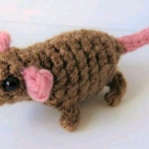 PDF Crochet Pattern Tiny Rat DIY Instructions tutorial image 4