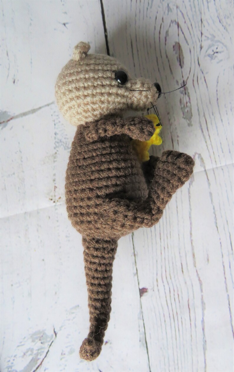 Sea Otter Crochet Pattern River Otter Amigurumi PATTERN | Etsy