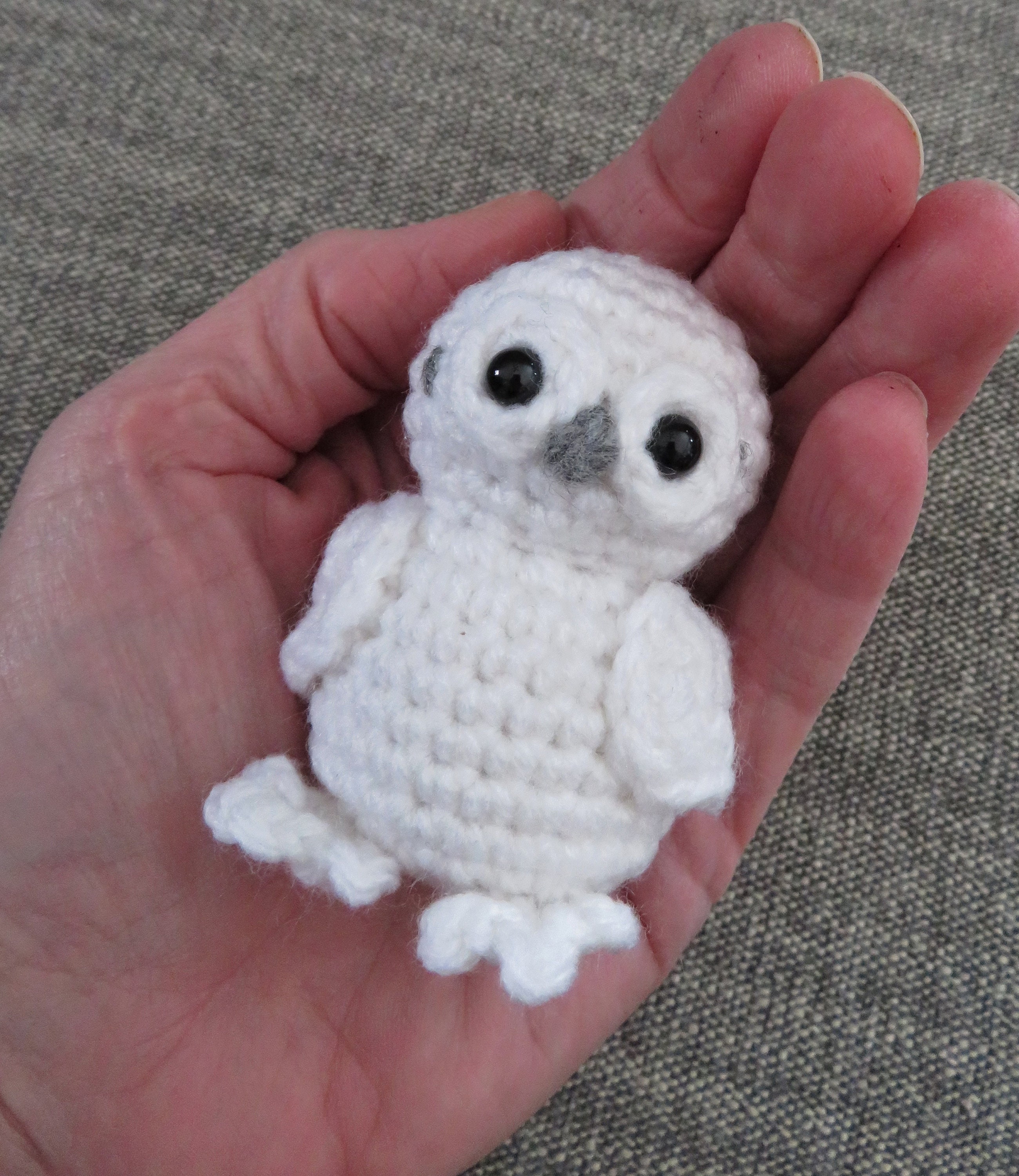 PDF Crochet Pattern Tiny Snowy Owl DIY Instructions Etsy