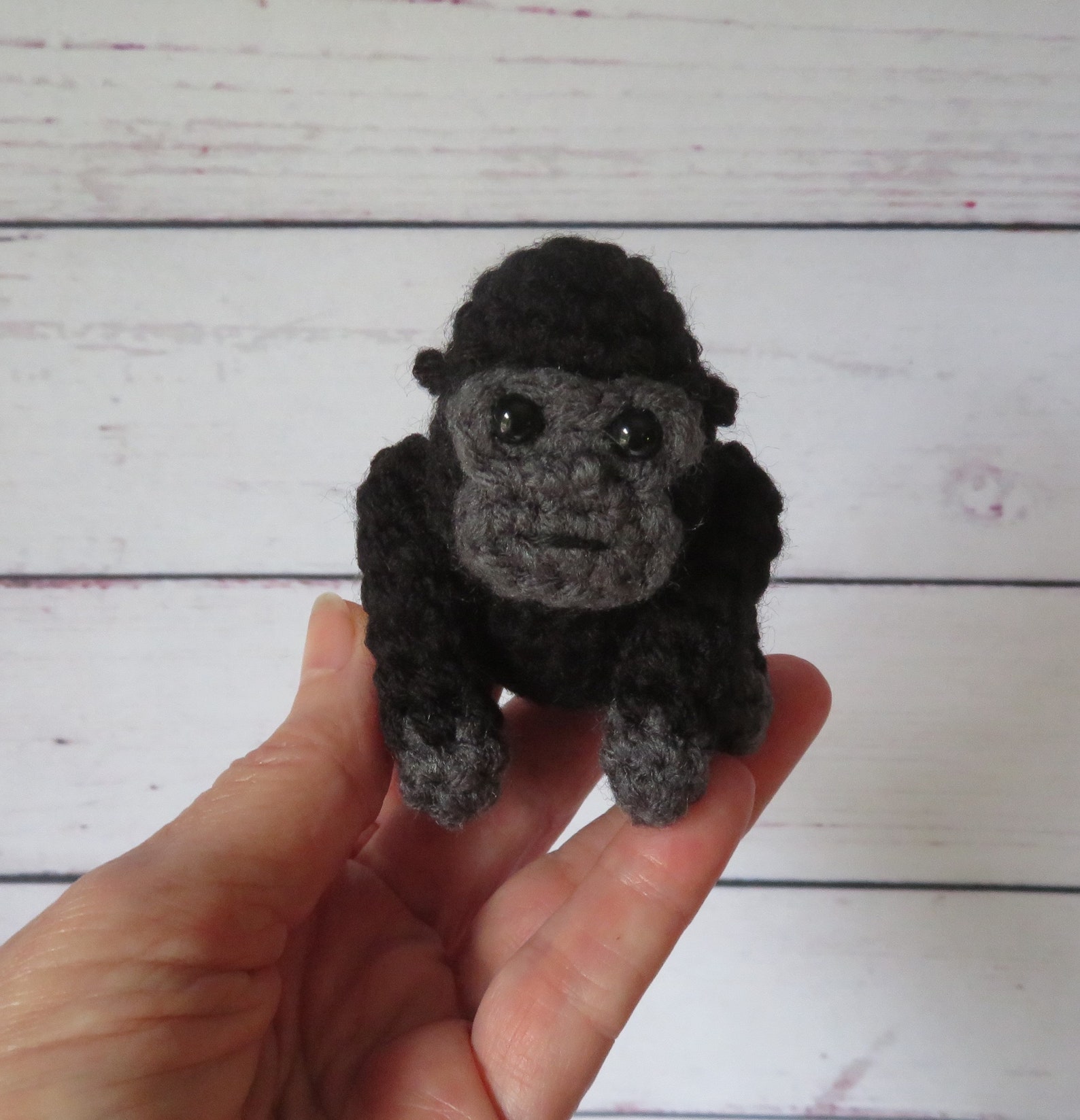 Crochet Gorilla Little Gorilla Friend PDF Crochet Pattern Etsy