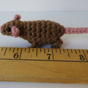 PDF Crochet Pattern Tiny Rat DIY Instructions tutorial image 6