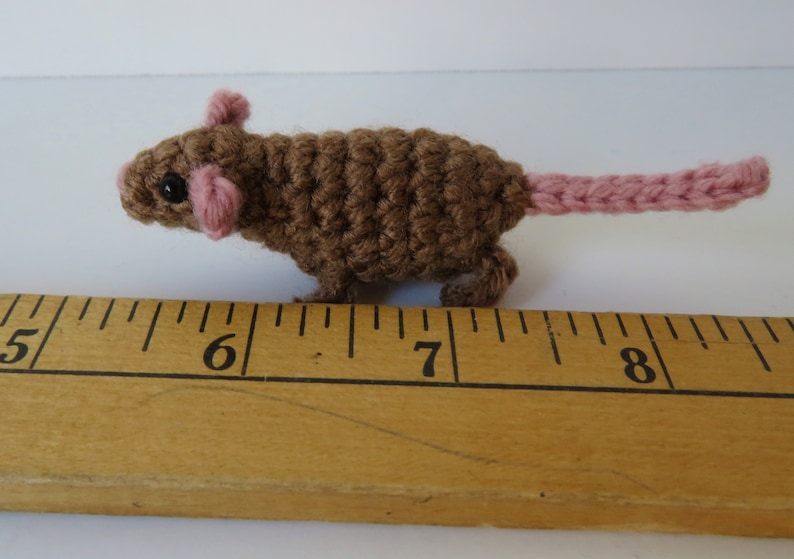 PDF Crochet Pattern Tiny Rat DIY Instructions tutorial image 6