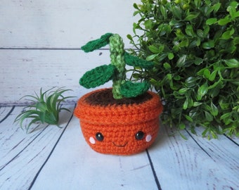 Crochet Growing Plant - Pull-up Plant