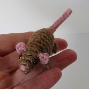 PDF Crochet Pattern Tiny Rat DIY Instructions tutorial image 7