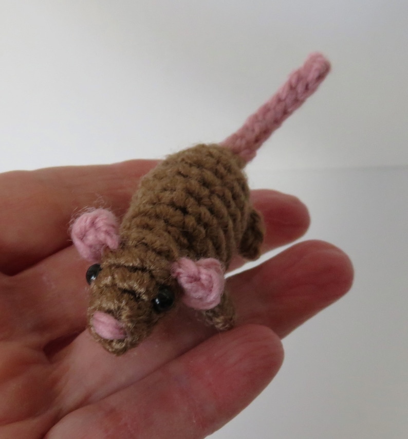 PDF Crochet Pattern Tiny Rat DIY Instructions tutorial image 7