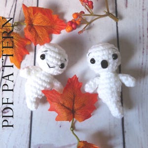 Little Ghost Friends - PDF Crochet pattern in English; DIY - Instructions to crochet your own!