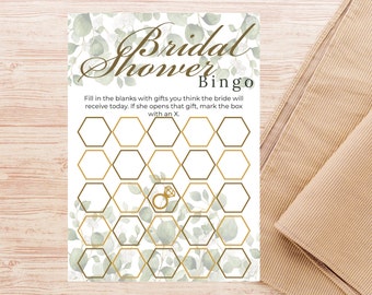 Lövbrudduschbingo - Digital nedladdning, PDF