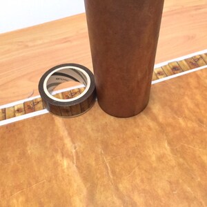 Cinta washi efecto madera, cartón kraft marrón, cinta adhesiva de carrocero, 10 cm x 5 m, madera falsa, cartulina falsa, proyecto de bricolaje con madera, proyecto de mejora del hogar