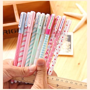 10 colors pen set rainbow colors pen Ten colors gel pens colorful pen cute pen life planner accessories cute stationery gift scrapbook image 5