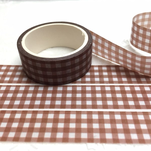 Brown Washi Tape - Etsy
