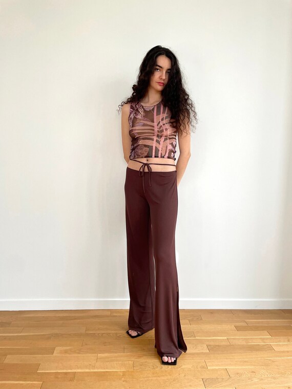 2000s Angelo Marani Side Open Pants 