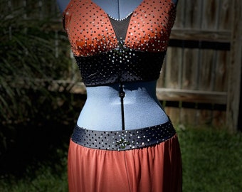 Gently used, Píacante 3 piece solo costumes with loads of stones.