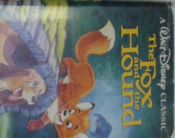 Disney's Fox and the Hound VHS Video Tape, Walt Disney's Black Diamond Classic's, classic VHS movies, Disney, Collectible, children movies