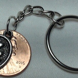 Szczęście Penny zamek Pull z kotwica urok, szczęście penny, amuletów, plaża torba pull, zamek pull, torebki kolczyki charms, kotwice, nowy Mama