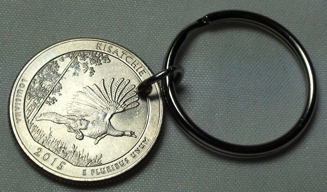 Kisatchie National Forest Quarter KEYCHAIN 2015 Quarter Etsy
