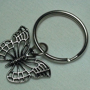Butterfly Keychain, insect keychains, gifts with butterflies, unique gifts, nature keychains, keychain, new car keychains, sweet 16 gifts
