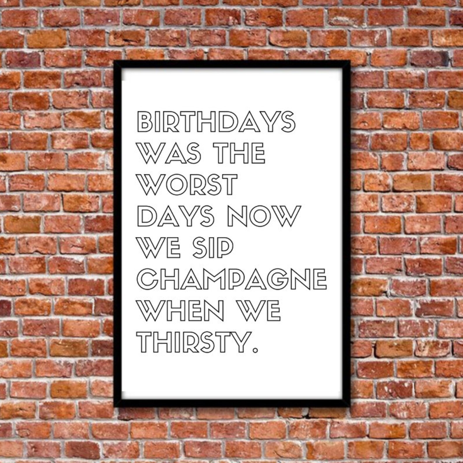 Notorious BIG Juicy Lyrics Art Print A4 A3 Unframed Etsy