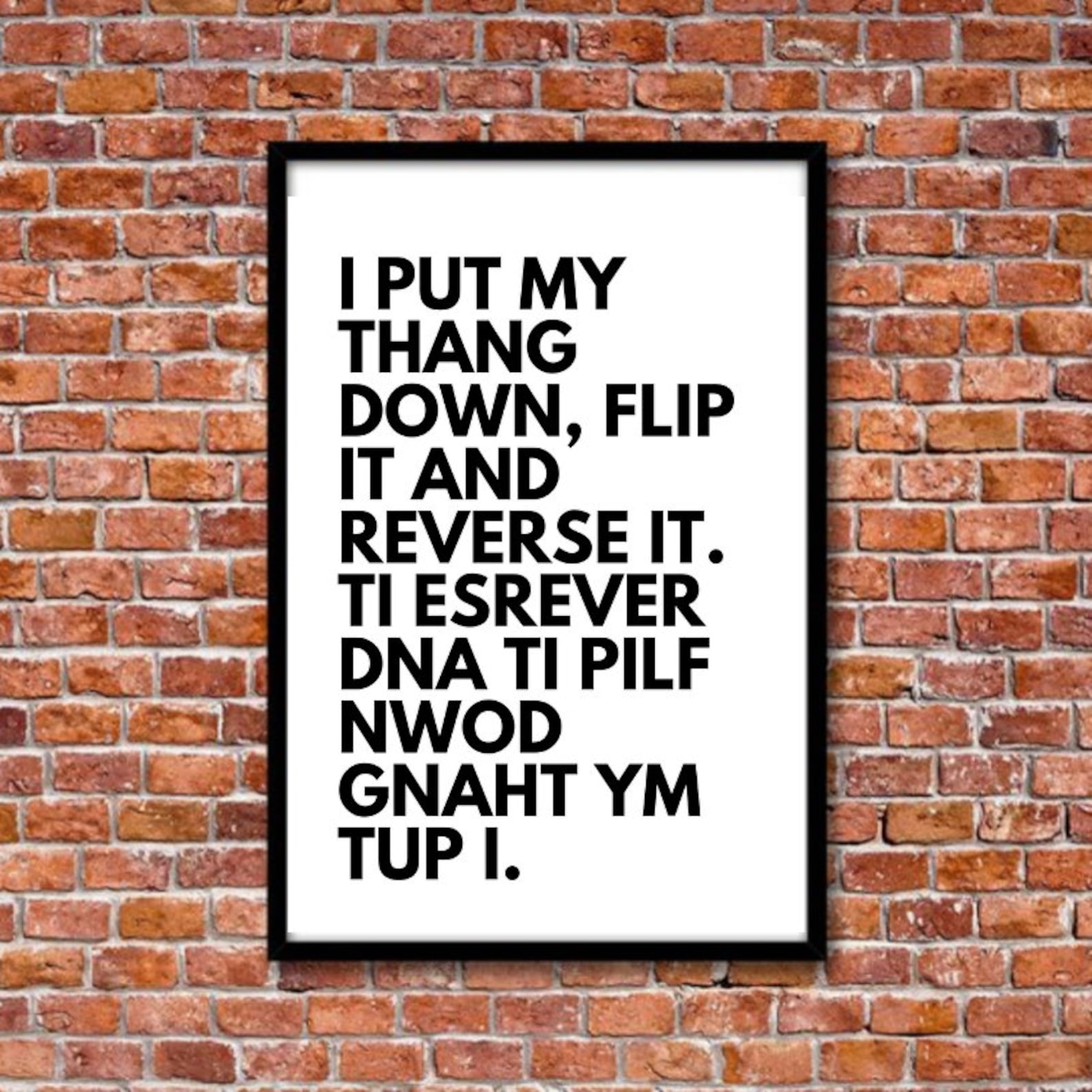 Missy Elliott Work It Lyrics Art Print A4 A3 Unframed Etsy