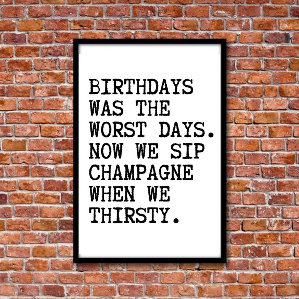 Notorious BIG Juicy Lyrics Art Print A4 A3 Unframed Etsy