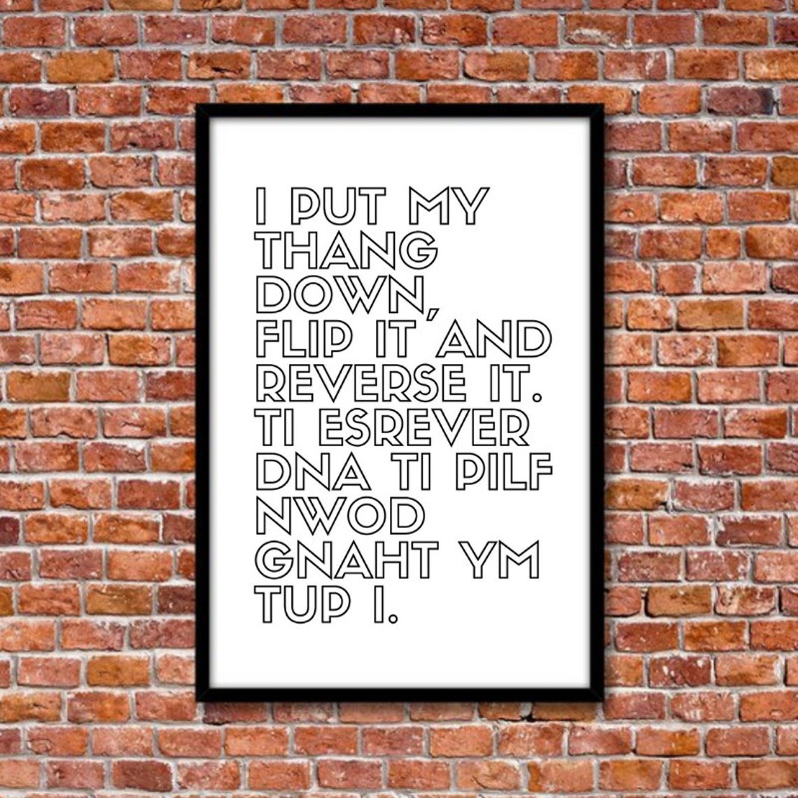 Missy Elliott Work It Lyrics Art Print A4 A3 Unframed Etsy Australia