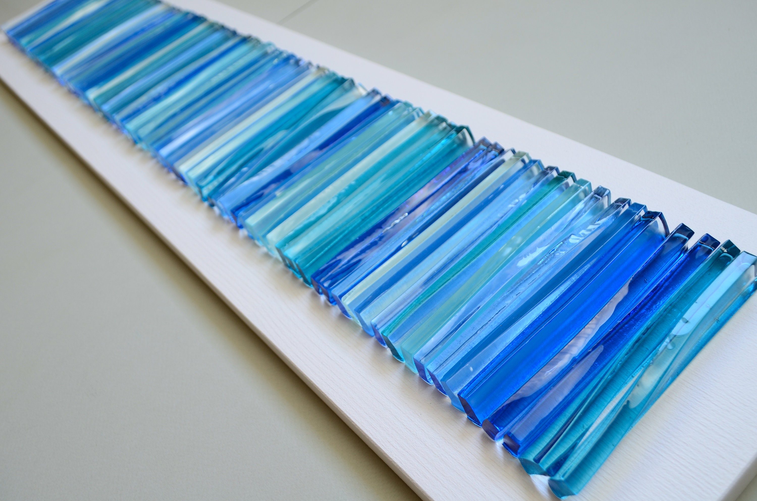 3D wall art Glass art Modern glass art Contemporary wall art Etsy