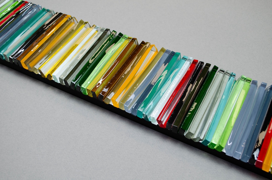 Fused Glass Wall Art Modern Glass Art 3D Wall Art Wall Sculpture Glass