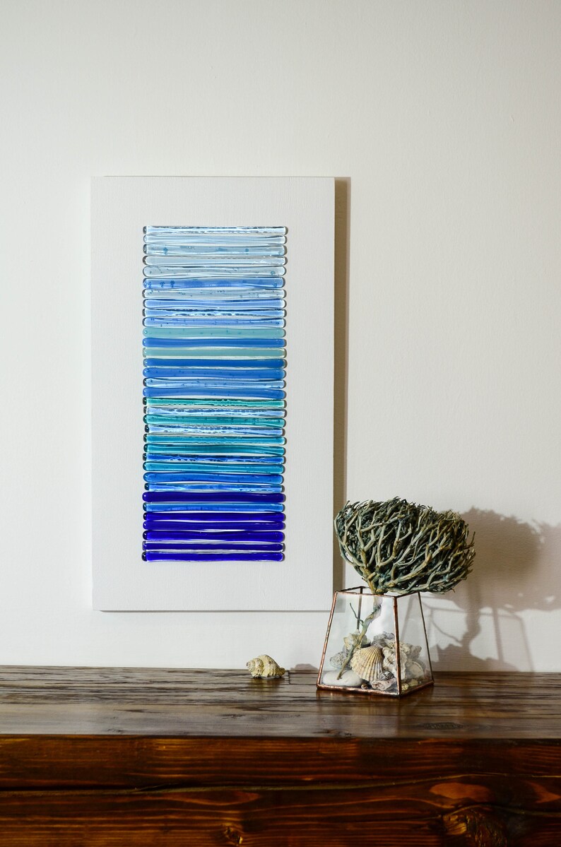 Glass Wall Art Ocean Decor Beach Wall Art Coastal Decor Ocean Etsy UK