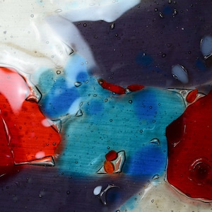 Modern glass art Glass wall art Contemporary glass art Fused glass wall art Office wall art Office wall decor Original gift