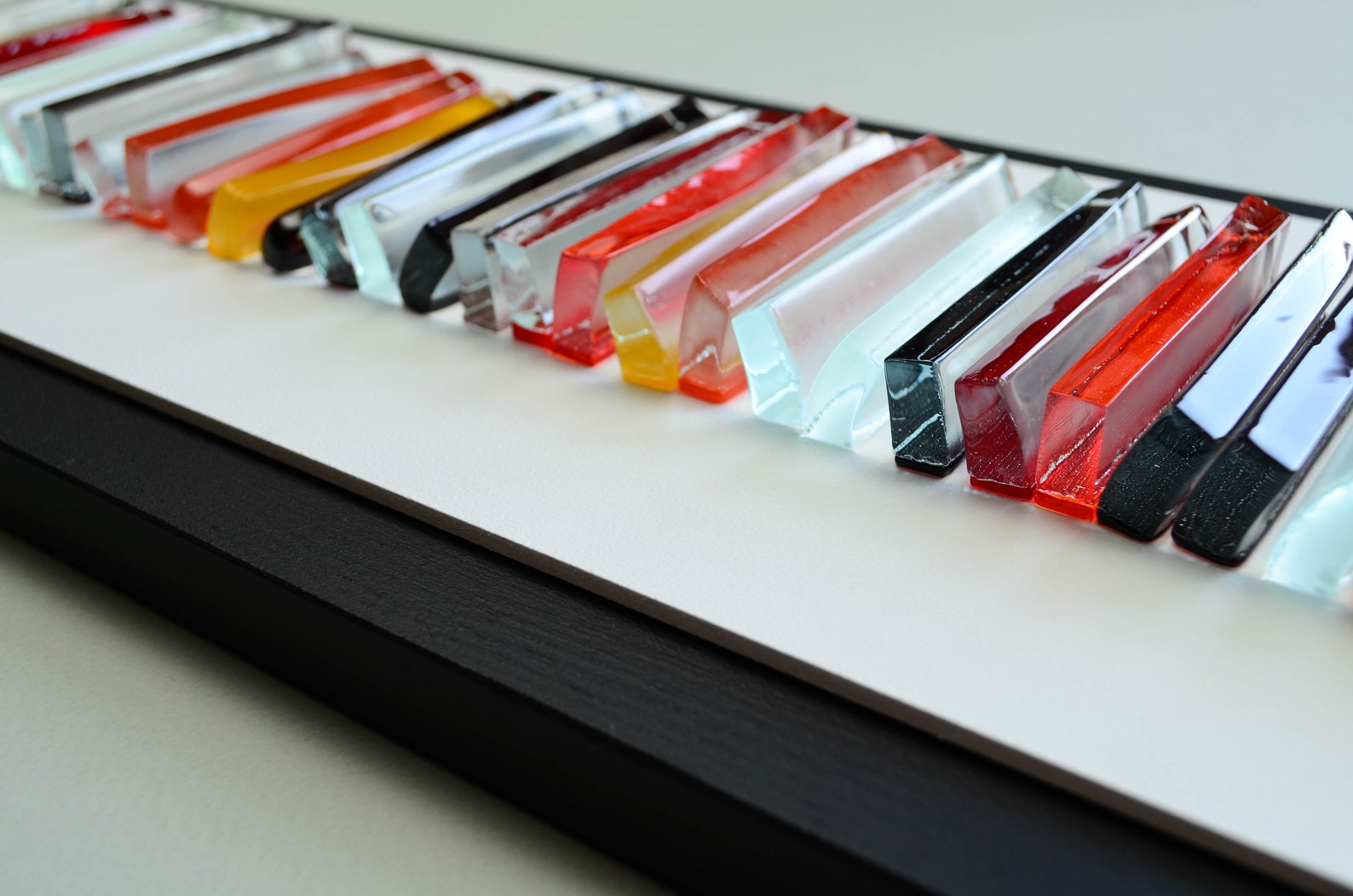 Modern Glass Art Fused Glass Wall Art 3D Wall Art Wall - Etsy UK