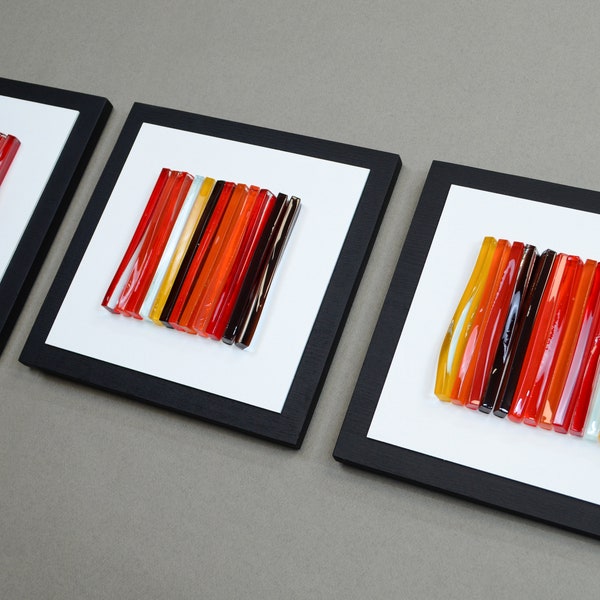 3d Glass Wall Art Etsy