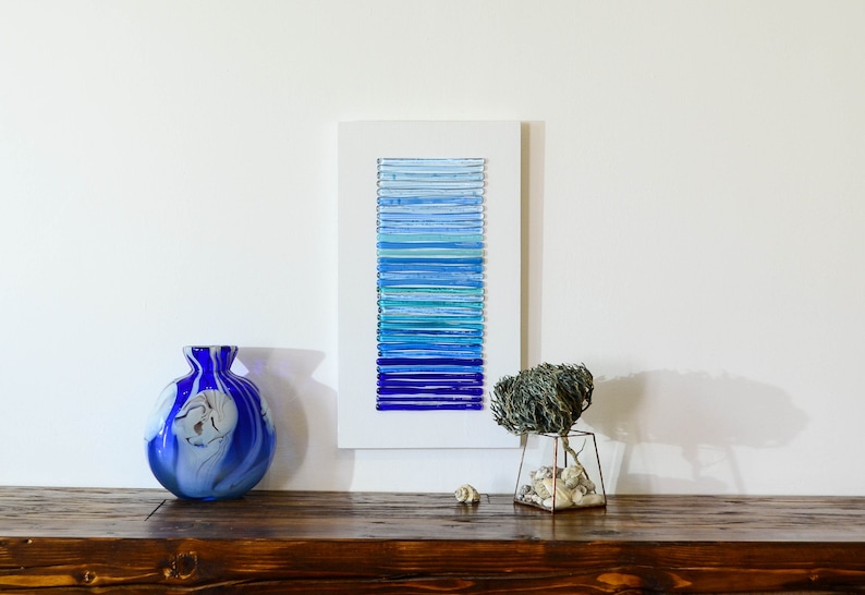 Glass Wall Art Ocean Decor Beach Wall Art Coastal Decor Ocean Etsy UK