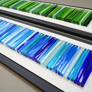 3D wall art Modern glass art Fused glass wall art Contemporary glass wall art Living room wall art Office wall decor