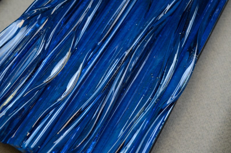 Modern Glass Wall Art Wall Sculpture 3D Glass Wall Art Etsy