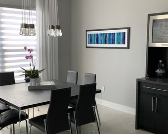 Fused Glass Wall Art – 3D Wall Art, Modern Wall Panel, Modern Coastal Home Decor, Contemporary Glass Artwork