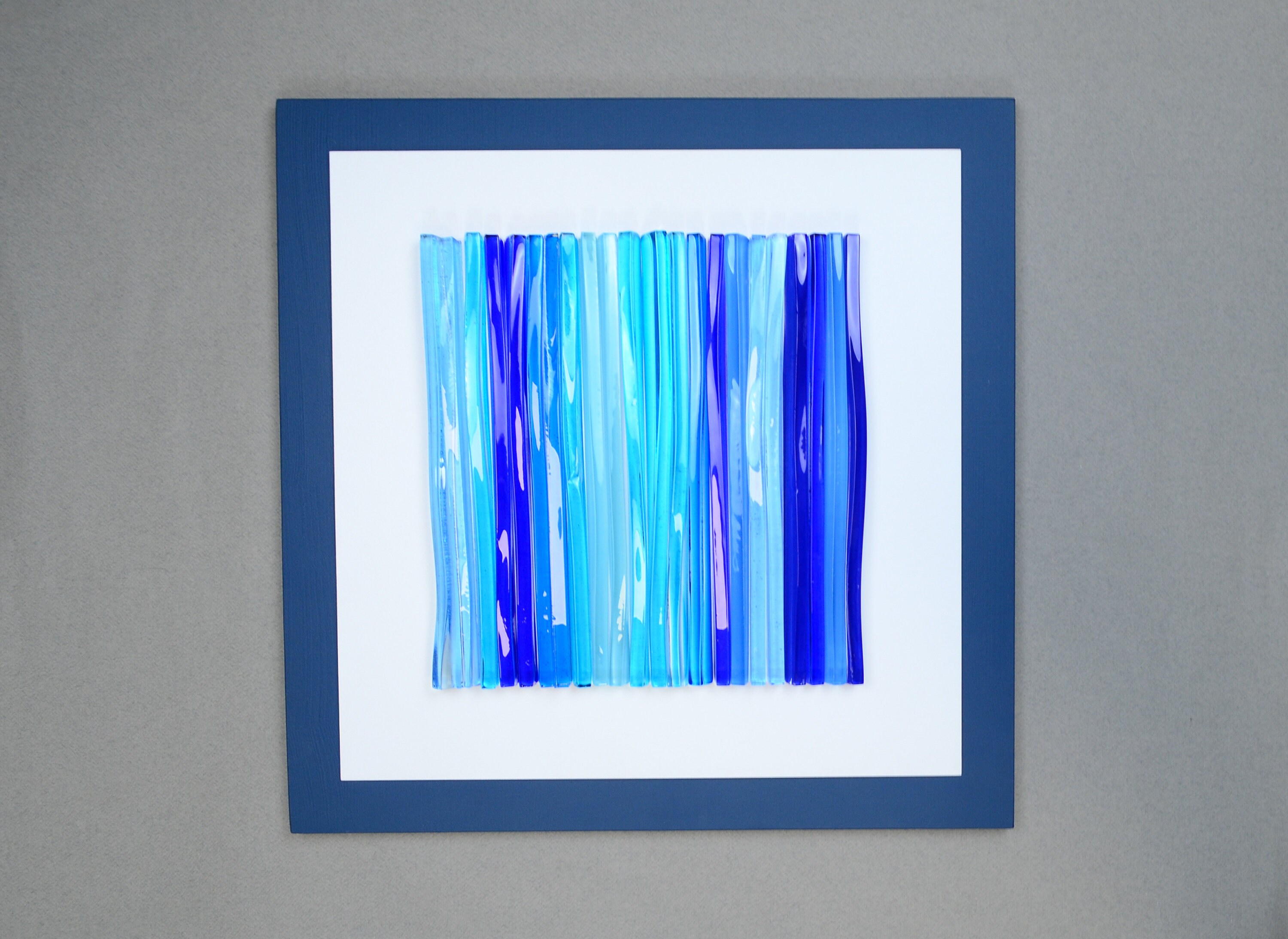 Image showcasing 3D Glass Art Modern Glass Art 3D Wall Art Fused Glass Wall Art Glass ...