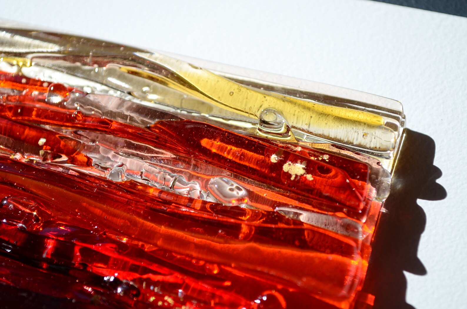 Glass Wall Art Modern Glass Art Contemporary Glass Art Fused Glass Wall ... - Yours Truly Glass Wall Art For Contemporary Homes
