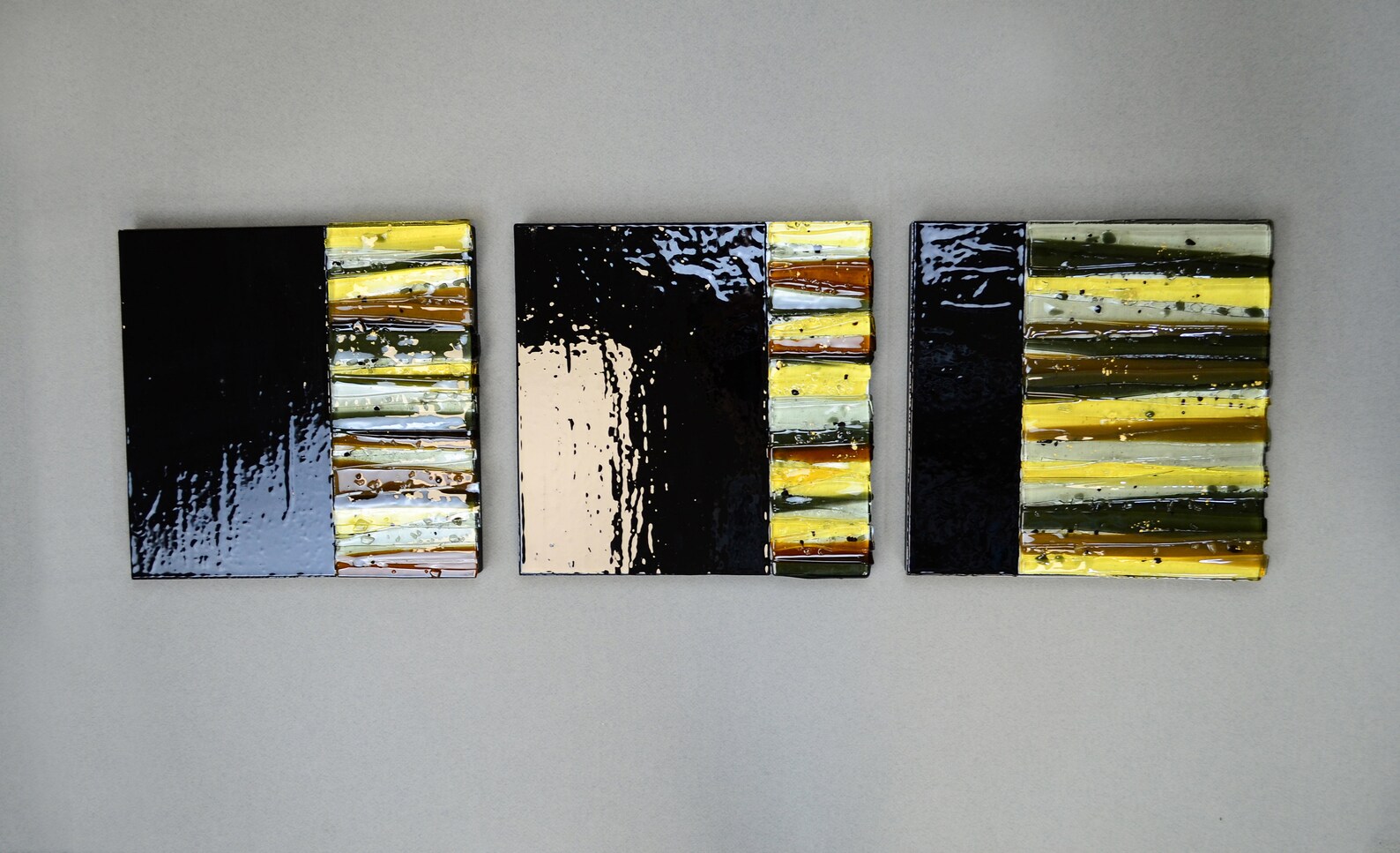 Modern Glass Art Office Wall Art Contemporary Glass Wall Art Etsy