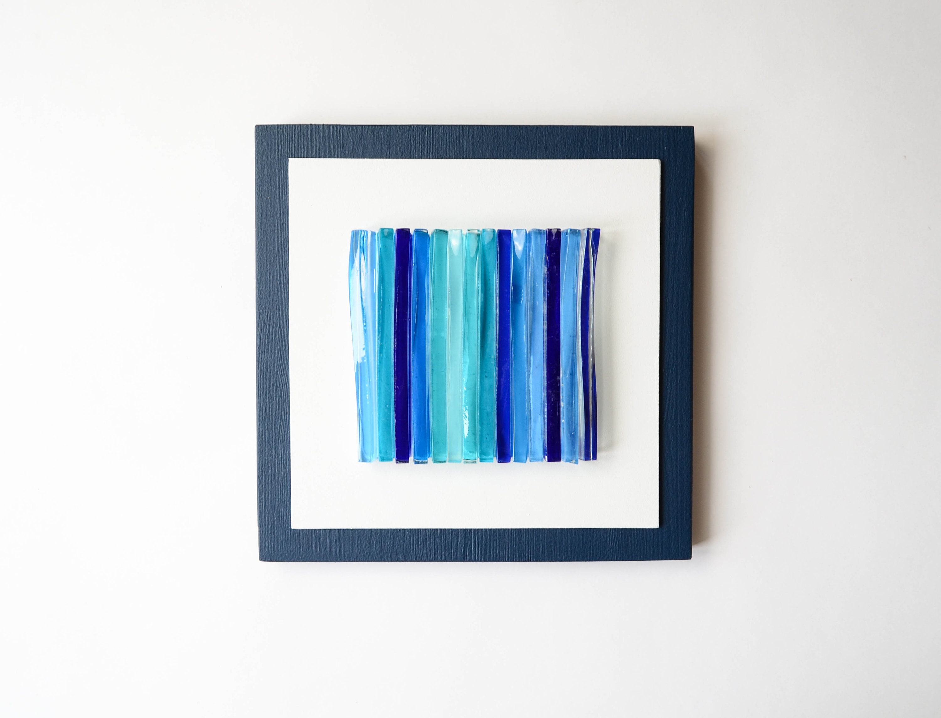 Wall Sculpture Art Modern Art 3D Wall Art Glass Wall Art Fused Etsy UK