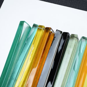 Glass wall art Modern glass art Fused glass wall art Wall sculpture Contemporary glass wall art Office wall art